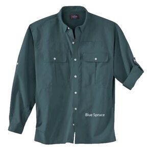 Men's Blue Spruce Casual Button Down Shirt